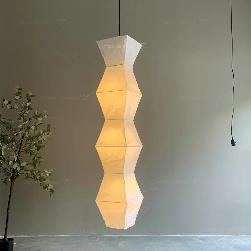 Afralia™ Noguchi Rice Paper Pendant Lights for Home Decor and Living Room