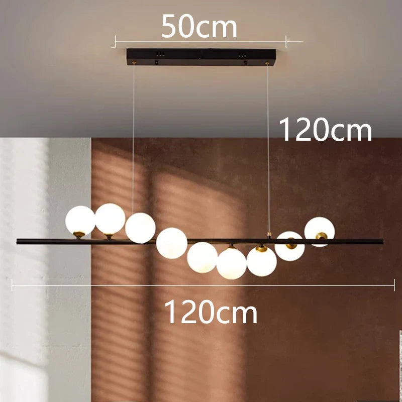 Afralia™ Modern LED Pendant Chandeliers for Living Room Dining Room Indoor Lighting