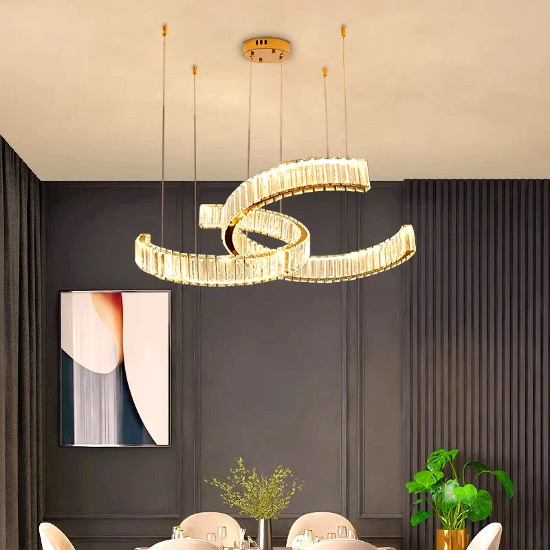 Afralia™ Crystal Chandelier for Modern Home Decoration and Interior Lighting