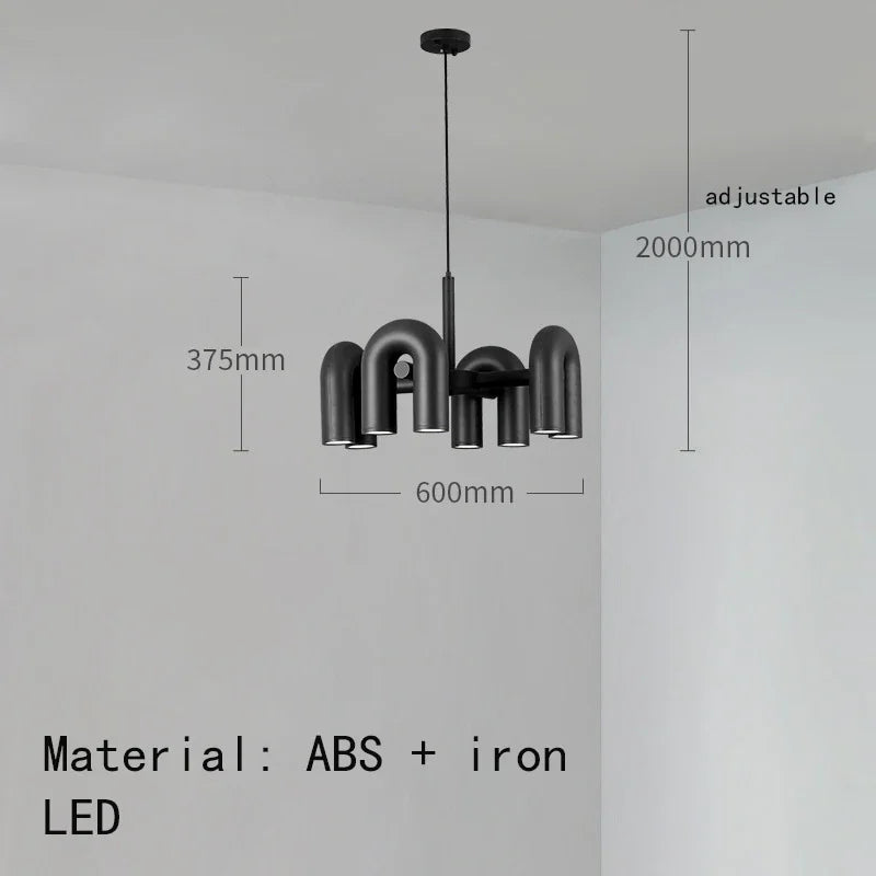 Afralia™ Modern LED Chandelier for Living & Dining Room.