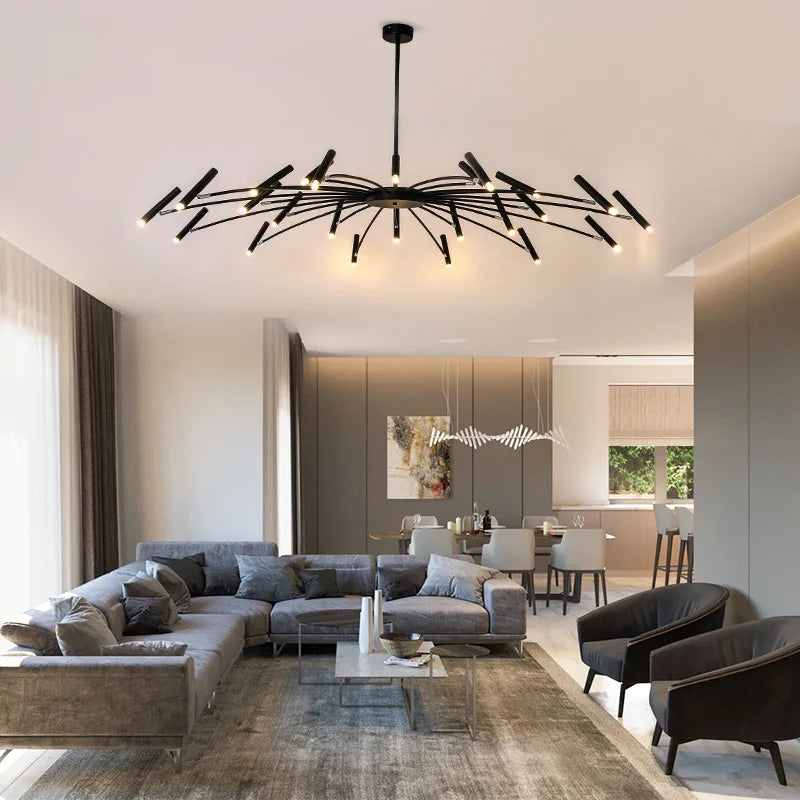 Afralia™ Spider Chandelier Ceiling Pendant Light for Living Room