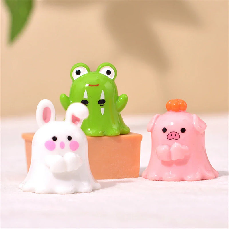 Afralia™ Panda Micro Landscape Figurines Set - Miniature Chinese Doll Ornaments for Flowerpot