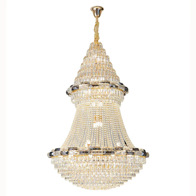 Afralia™ Crystal Chandelier: Elegant European Luxury Lighting for Living Room, Restaurant, and Bedroom