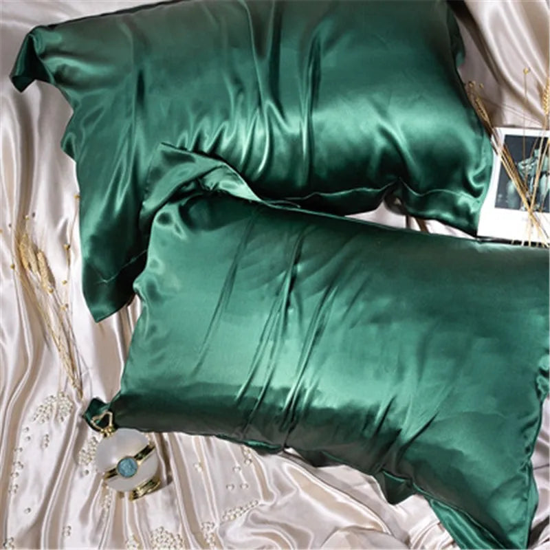 Afralia™ Silky Mulberry Silk Pillowcase Smooth Skin Beauty Cover