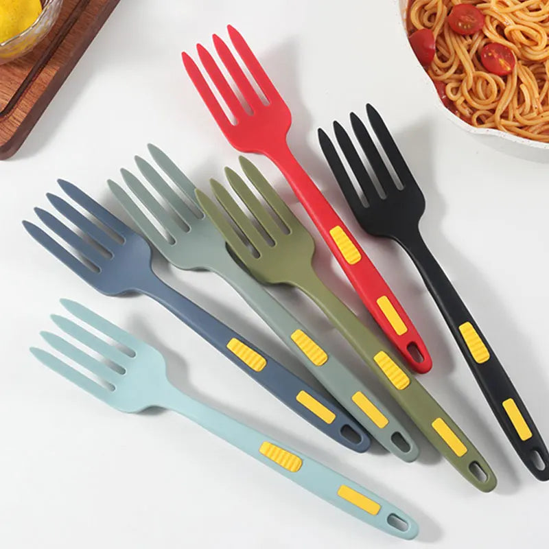 Afralia™ Silicone Fork Set: Multifunctional Kitchen Utensils for Cooking, Serving, Whisking & More