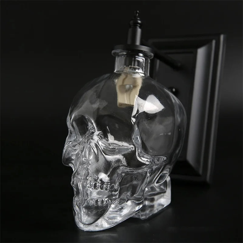 Afralia™ Skull Light Glass Sconce - Creative Nordic Design Wall LED Lamp