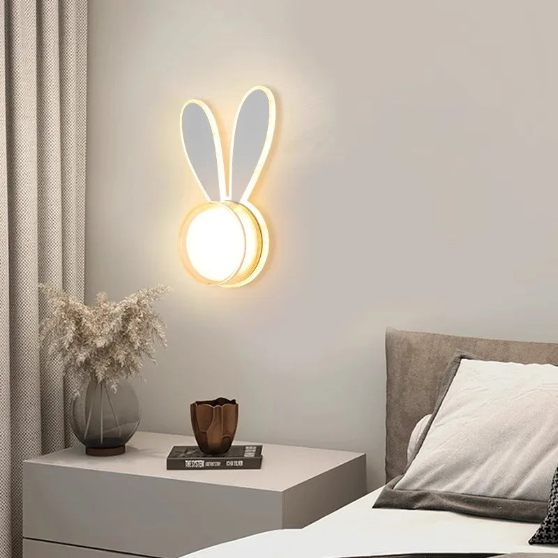 Afralia™ Cartoon LED Wall Lamp for Children's Room Décor - Simple, Cute & Modern