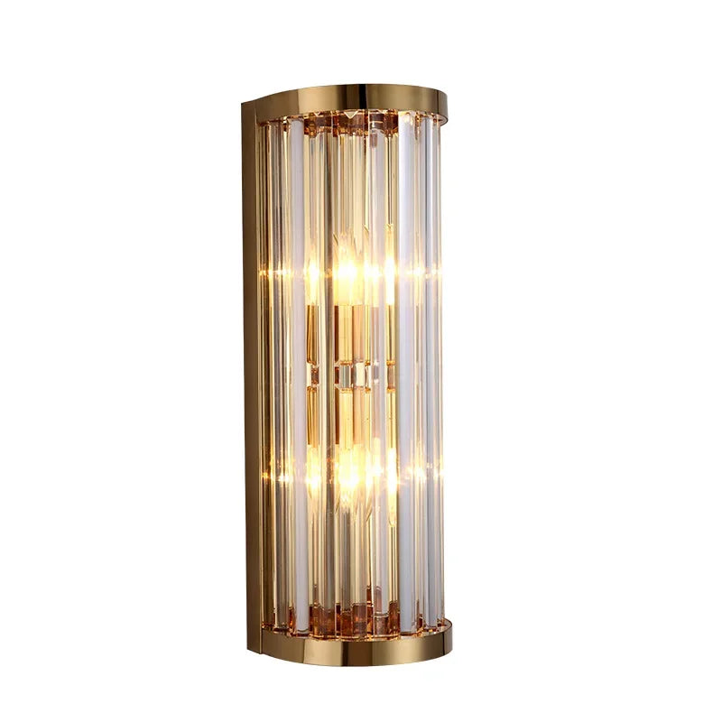 Afralia™ Crystal Wall Lamp: Elegant Wall Lighting for Home Decor