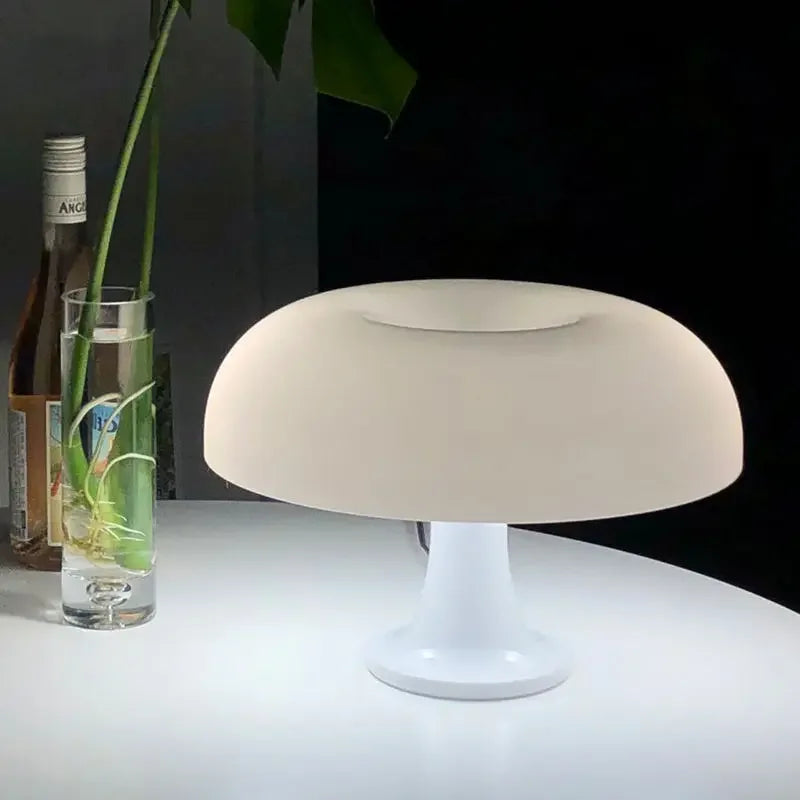 Afralia™ Bedhead Night Light Mushroom Desk Lamp by Italian Danish Designer