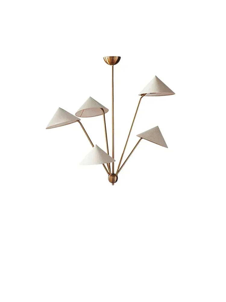 Afralia™ Japanese Cloth Chandeliers Pendant Lights for Living Room Decor