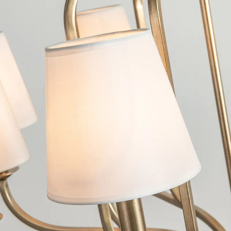 Afralia™ Retro Iron Chandelier for High-end Living, Dining, and Bedroom Lighting