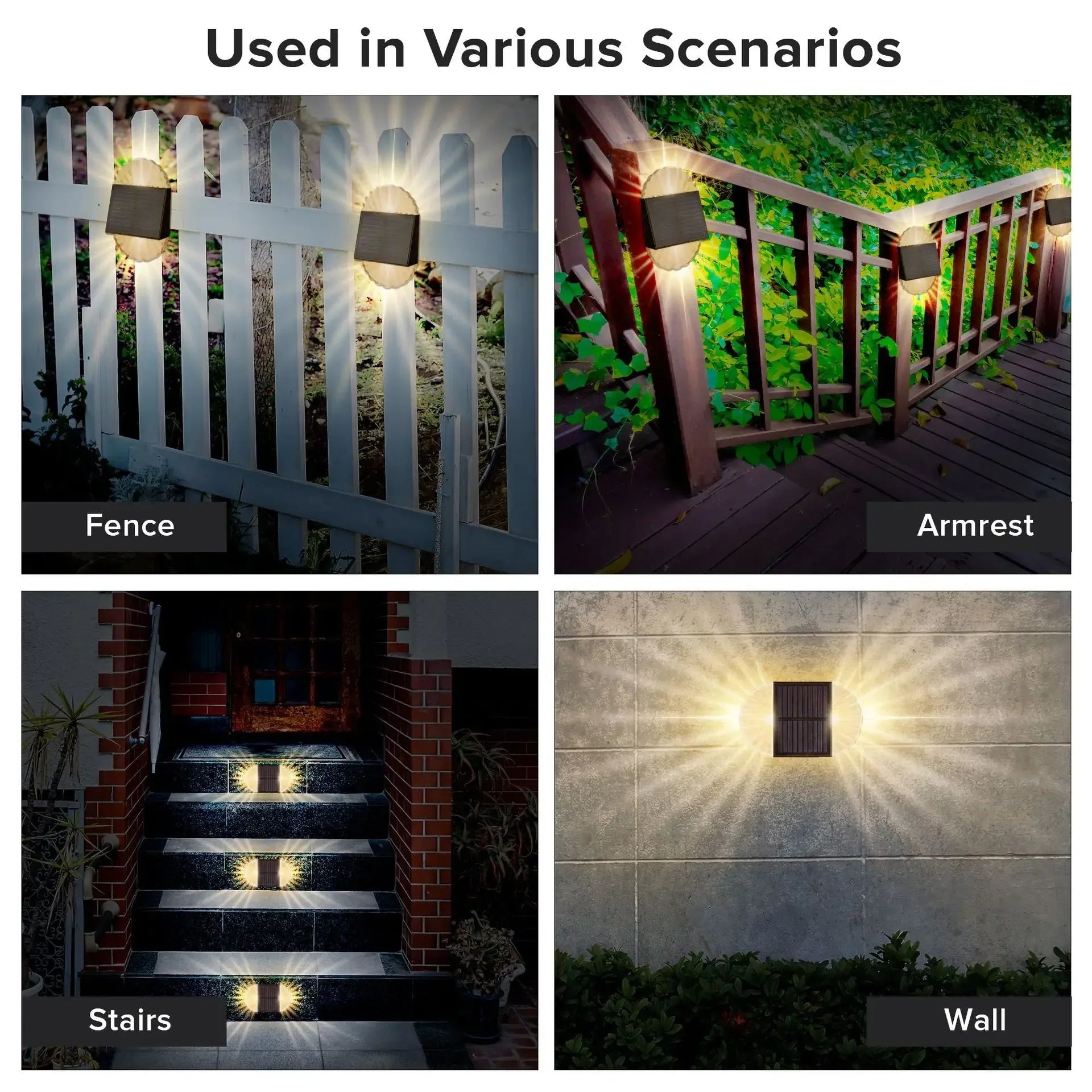 Afralia™ Solar Porch Lights: Outdoor Wall Lamp for Garden Yard
