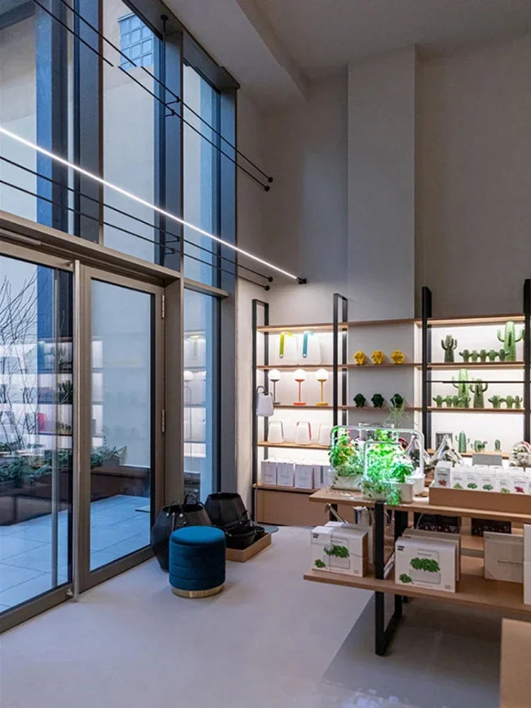 Afralia™ Minimalist Skyline LED Wall Lamp for Stylish Living Room Decor