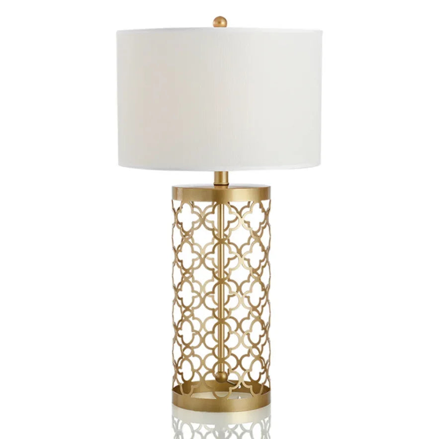 Afralia™ Gold Bird Cage Iron Desk Lamp: Minimalist European Iron Art Grid Table Light