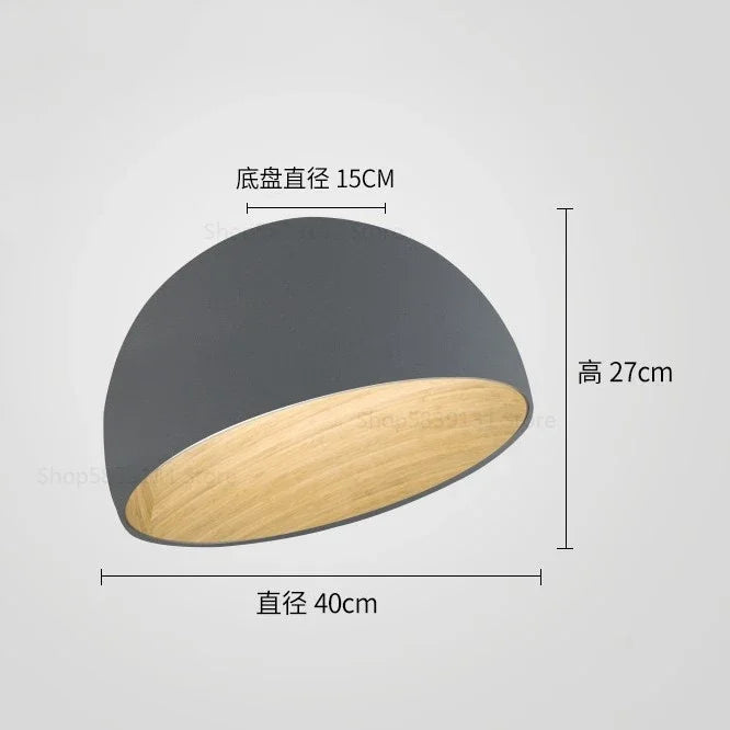 Afralia™ Luxury Inclined Bowl LED Ceiling Light for Bedroom, Living Room, Kitchen