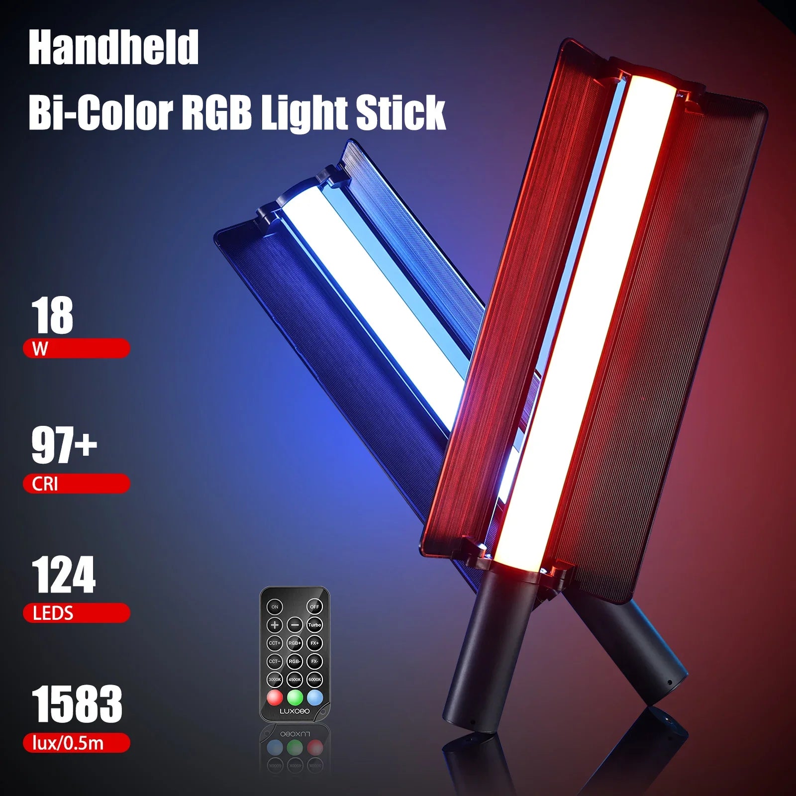 Afralia™ RGB Light Wand LED Video Stick 20.59 inch - Photography Studio TikTok