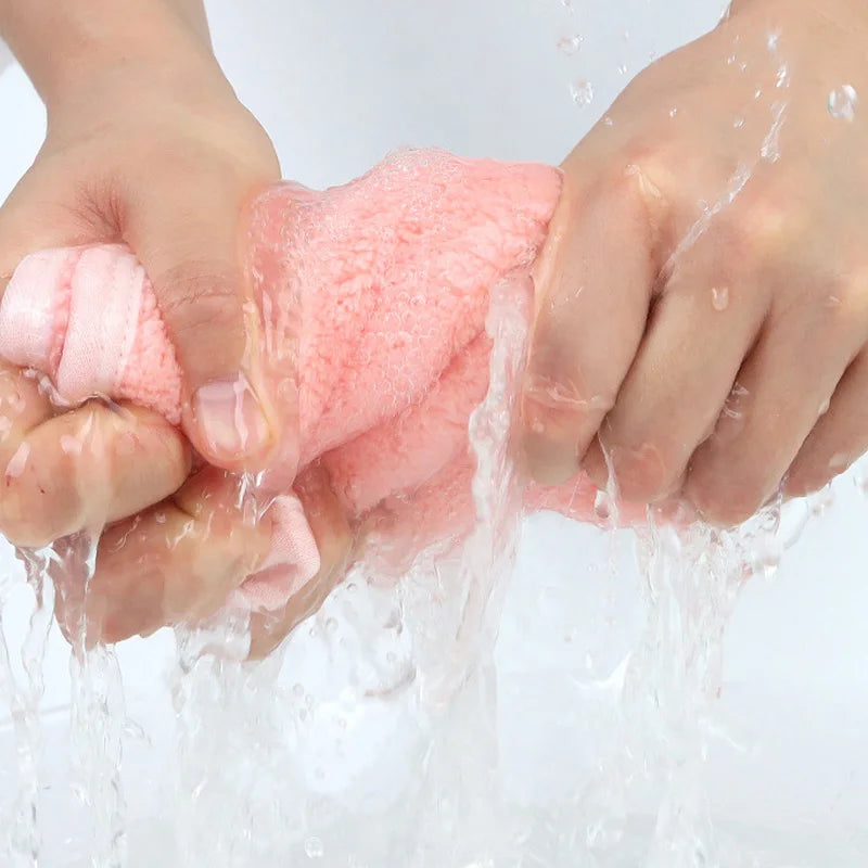 Afralia™ Coral Fleece Hand Towels: Thick, Breathable, Super Absorbent Dishcloth for Kitchen & Bathroom