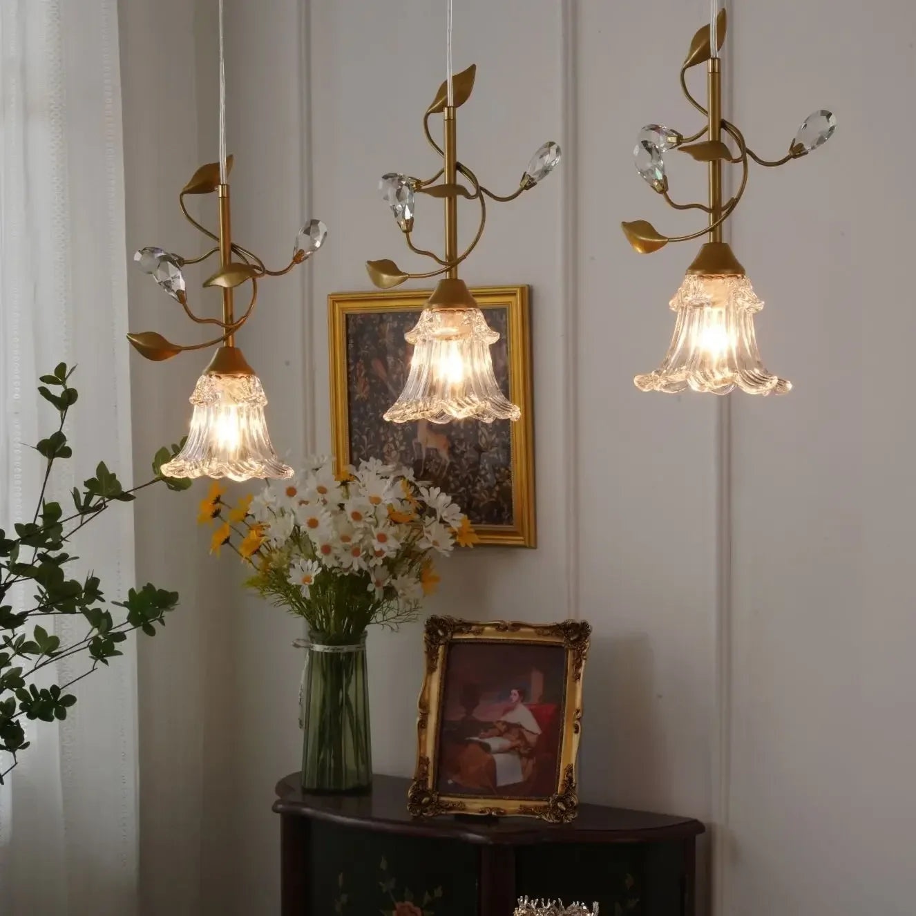 Afralia™ Luxure Crystal LED Chandelier for Modern Living Room and Bedroom