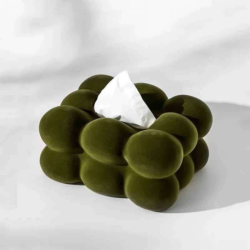 Afralia™ Spherical Bubbles Tissue Box & Paper Towel Holder for Tabletop Organization