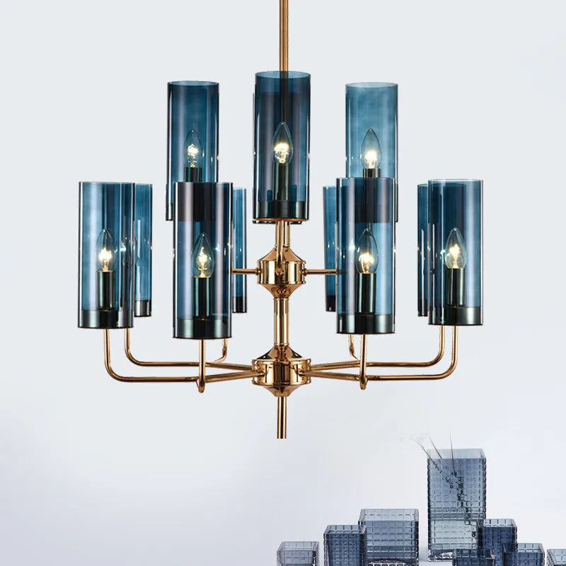 Afralia™ Glass Chandelier: Elegant Nordic Design Hanging Lamp for Kitchen Island, Restaurant, and Home