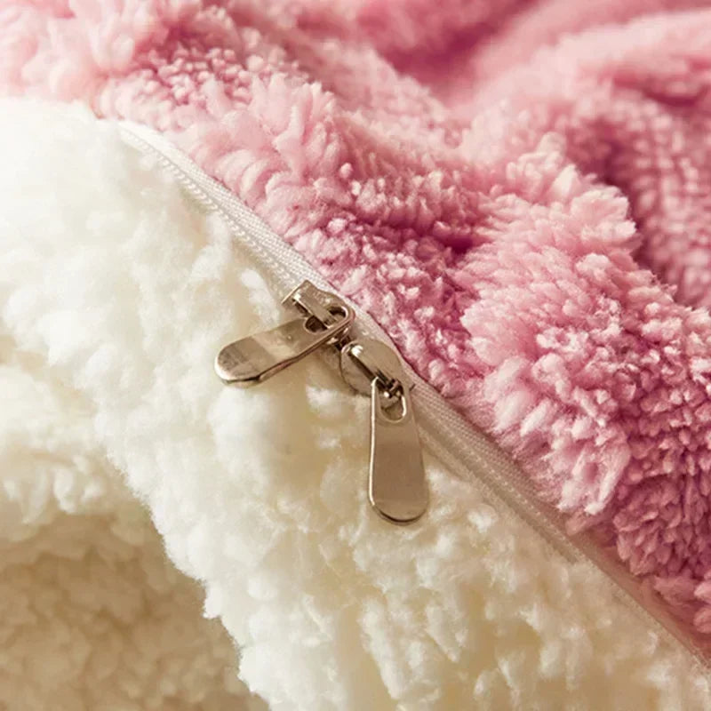 Afralia™ Velvet Winter Duvet Cover: Soft & Warm Dual-Use Comforter Blanket