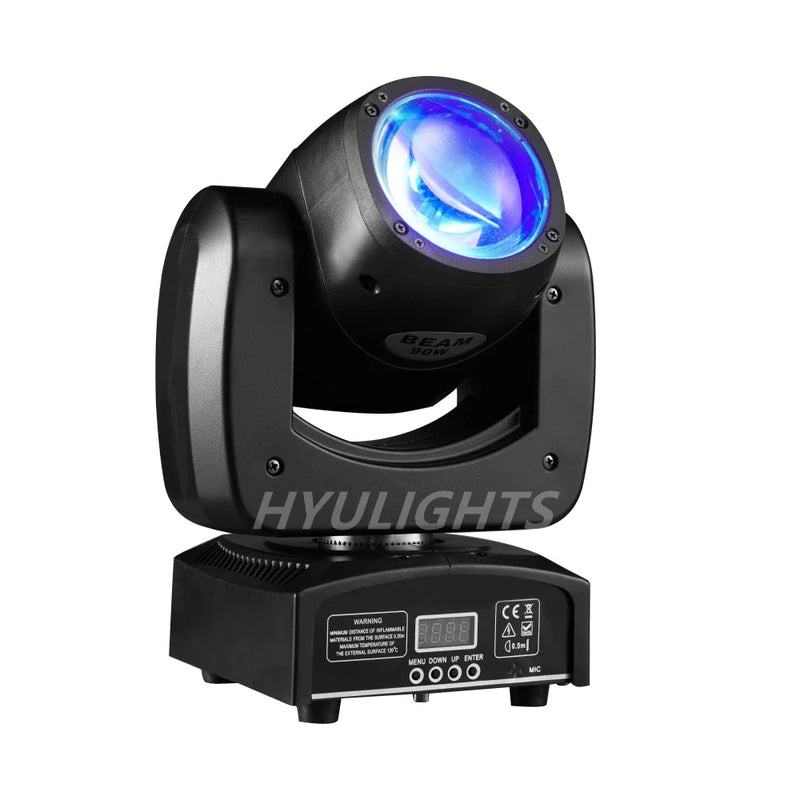 Afralia™ Mini Beam RGBW 4in1 Moving Head Light for DJ Party Club, Super Bright Spotlight