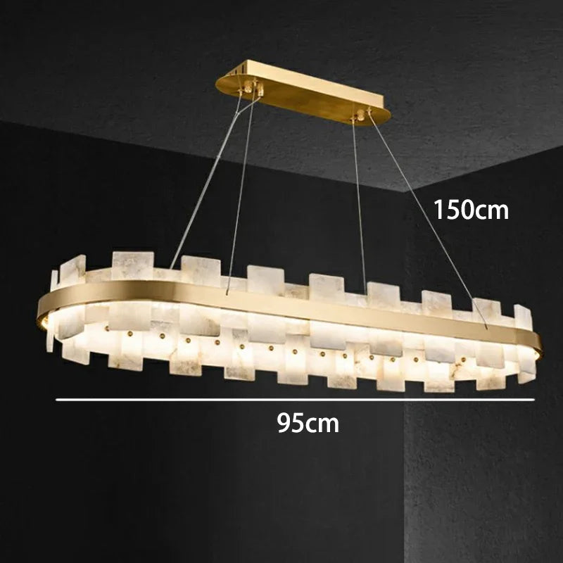 Afralia™ Bedroom Chandelier LED Pendant Lamp for Stylish Room Decor