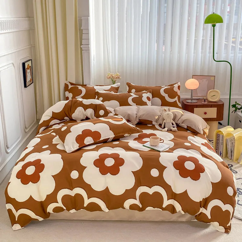Afralia™ Animal Pattern Bedding Set - King/Queen Size Quilt Set for Comfortable Home.