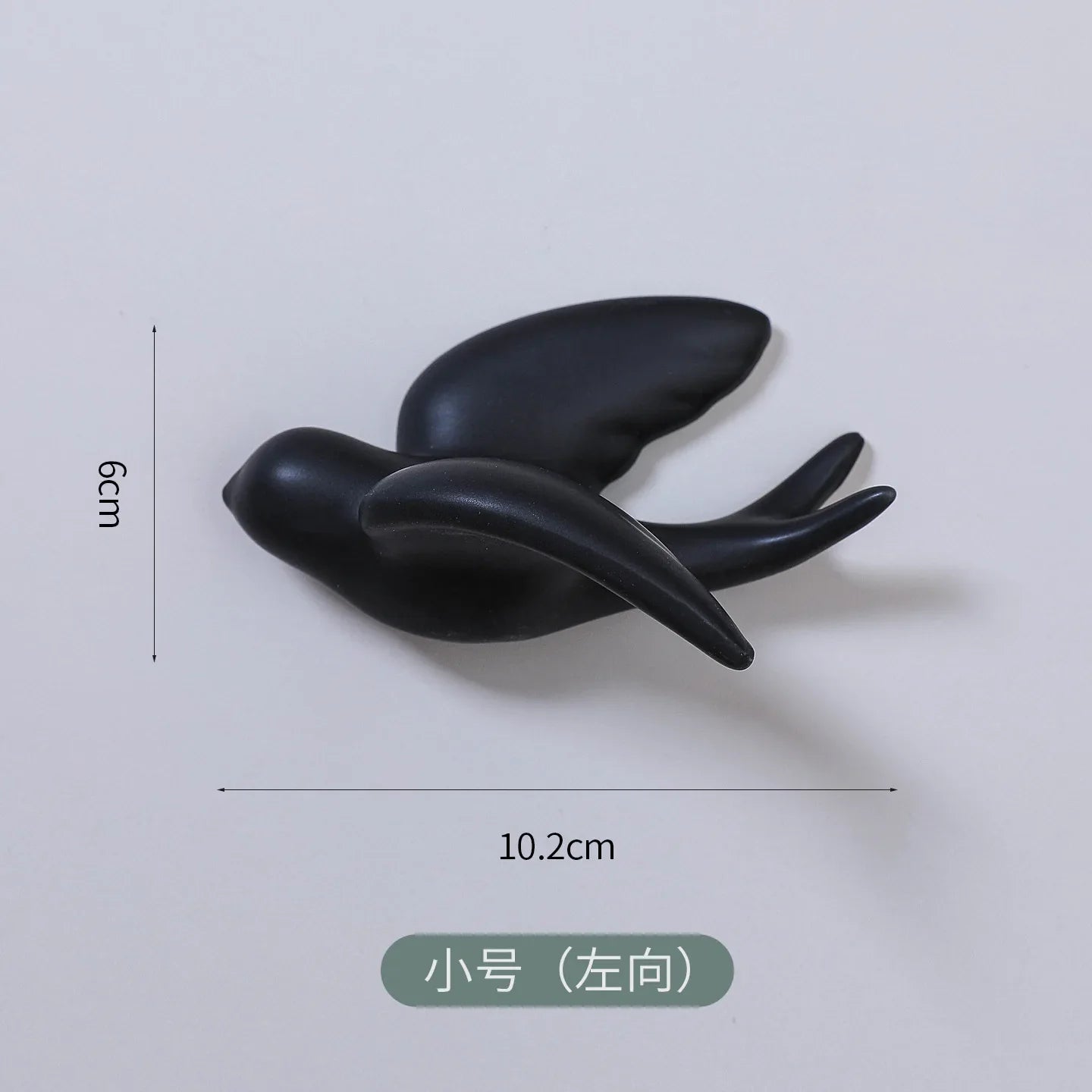 Afralia™ Swallow Ceramic Wall Decor Handicrafts: Stylish 3D Bird Background Room Accessories