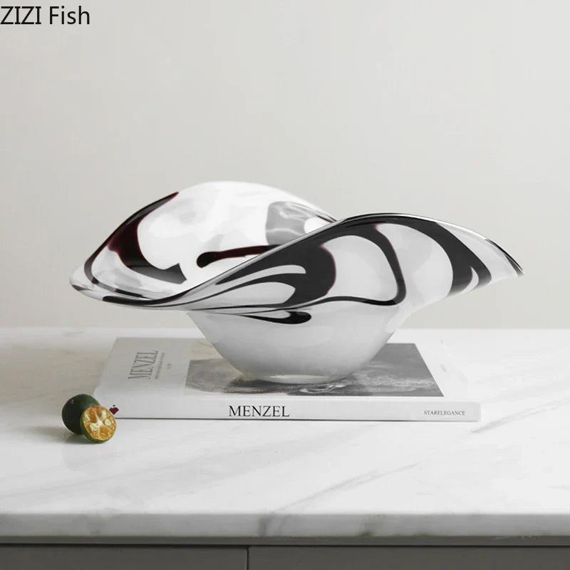 Afralia™ Glass Fruit Plate Set - Elegant Tableware for Home, Hotel, and Restaurant Use