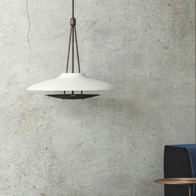 Afralia™ Modern Minimalist Black White Pendant Light for Restaurants and Studios