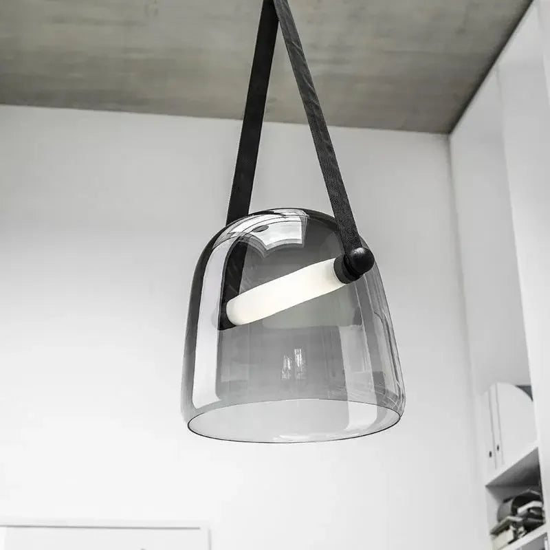 Afralia™ Glass Chandelier: Modern Nordic Style for Living Room, Bedroom, or Bar