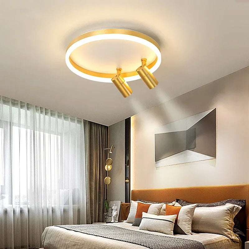 Afralia™ Modern LED Ceiling Lamp with Spotlight for Bedroom Living Dining Room