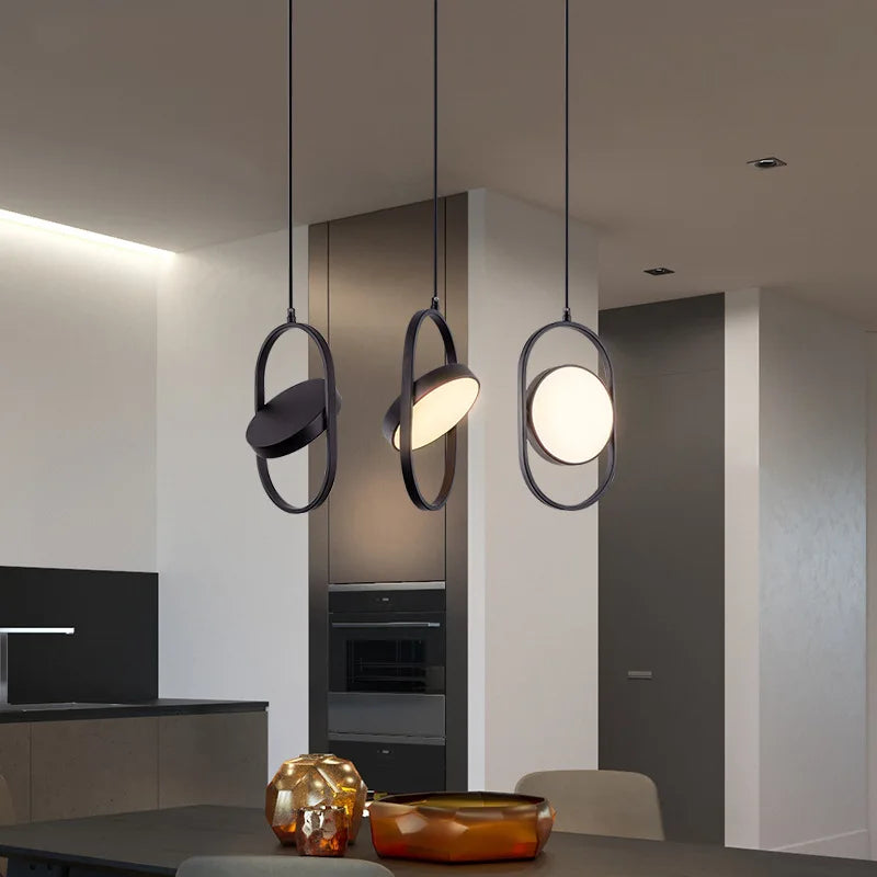Afralia™ Magic Eye LED Pendant Chandelier for Home Decor and Lighting