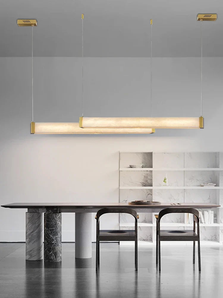 Afralia™ Spanish Natural Lucite Pendant Lighting, Luxury Indoor Adjustable Fixtures