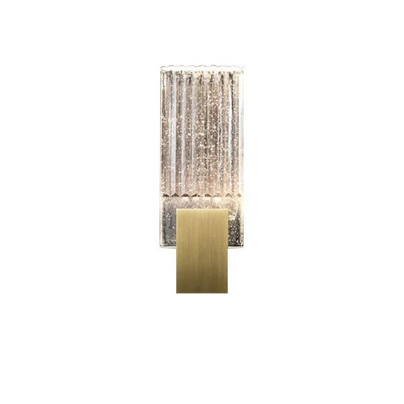Afralia™ Gold Crystal Wall Light Luxury Modern K9 Crystal Interior Wall Lamp