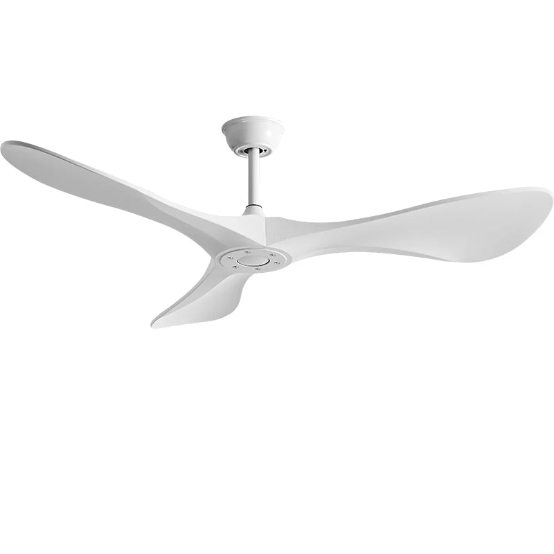 Afralia™ Modern Ceiling Fan with DC Remote Control for Home and Office - Strong Wind Electric Fan