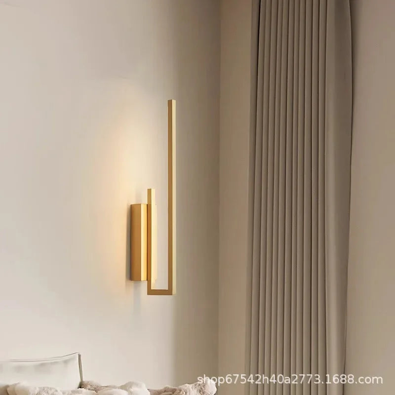 Afralia™ Brass Wall Light Sconce, Dimmable & Modern for Foyer, Bedroom, Restaurant & Aisle