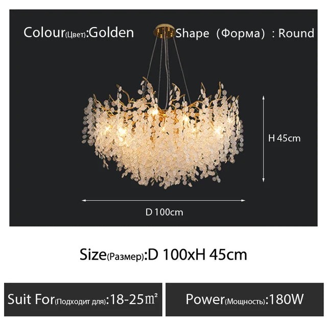 Afralia™ Crystal Pendant Chandelier: High-End Luxury LED Lighting for Home Decor