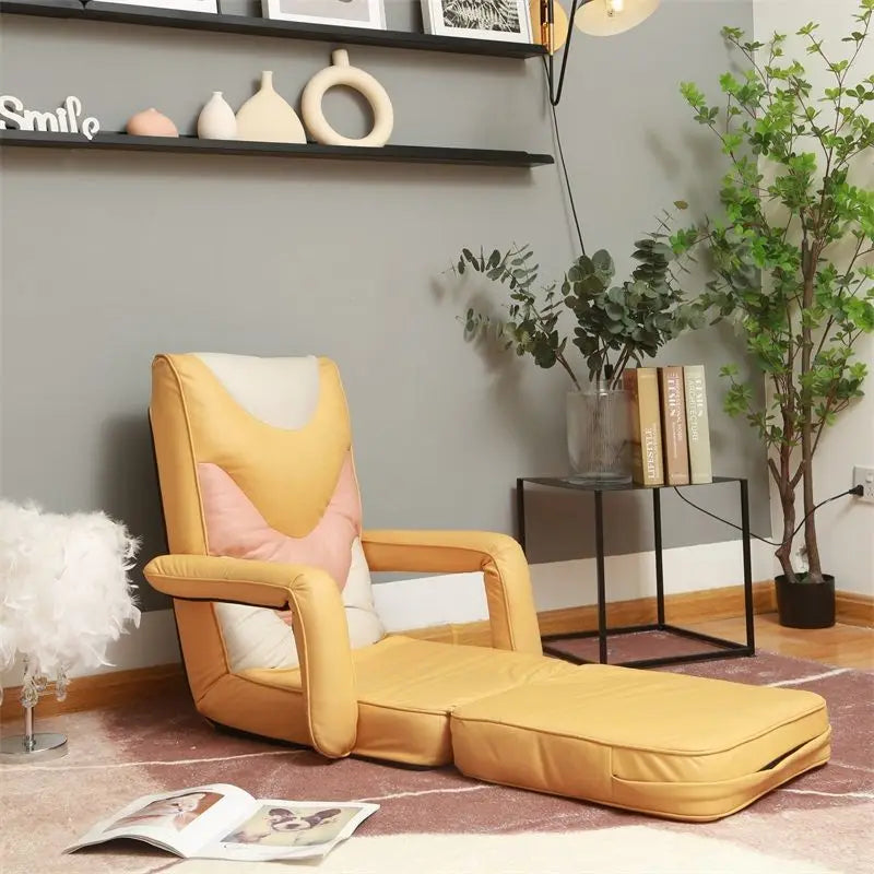 Afralia™ Modern Foldable Lounge Chair for Home and Balcony Comfort