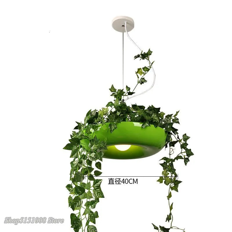 Afralia™ Nordic Plant Pendant Lights DIY Flower Pot Hanging Lamp - Home Decor