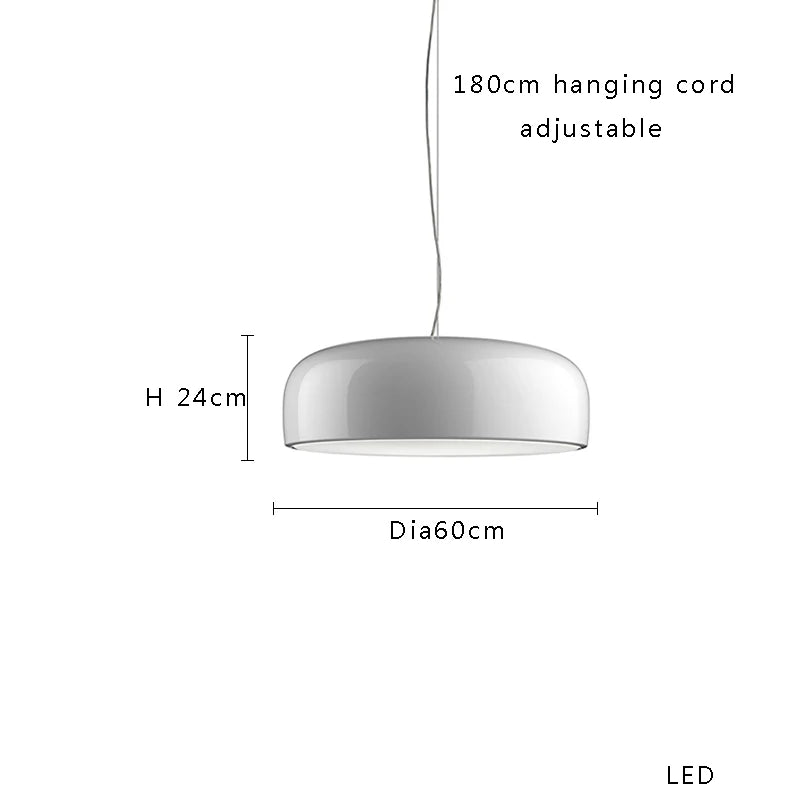 Afralia™ Minimalist LED Kitchen Island Pendant Lights Dimmable Chandelier for Living Room