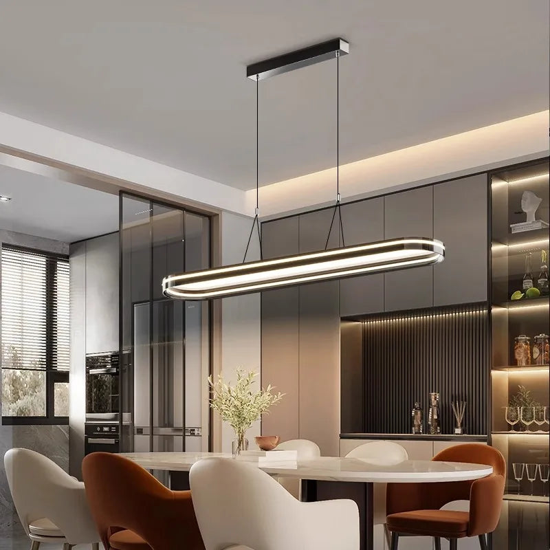 Afralia™ Modern LED Pendant Chandeliers for Living and Dining Room Decor