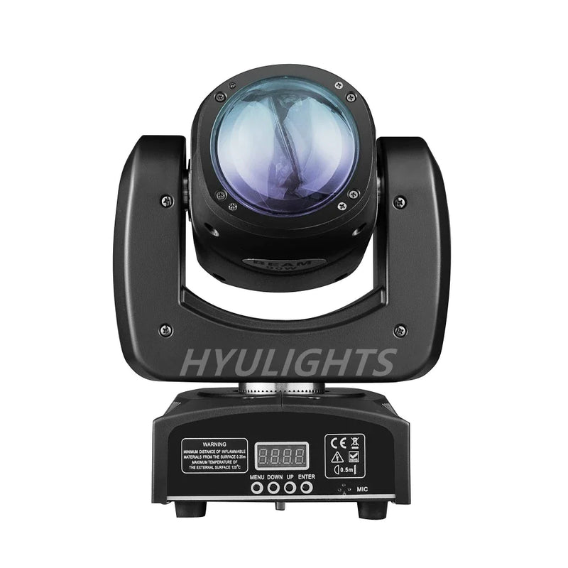 Afralia™ 90W Mini RGBW Moving Head Light: Super Bright DJ Spot With DMX Control