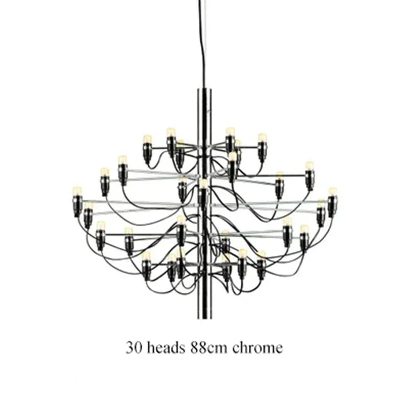 Afralia™ Luxury Gold Chrome Ceiling Chandelier for Living Room, Bedroom, Kitchen, Hotel, Home Decor