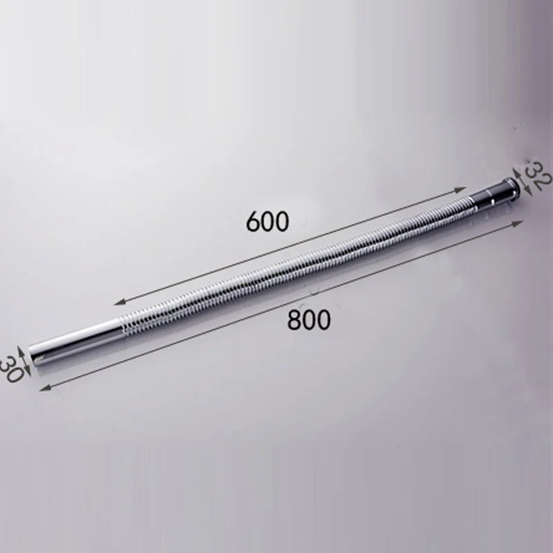 Afralia™ Brass Hose Siphon Sink Drain Water Tube Pipe DN30 Set.