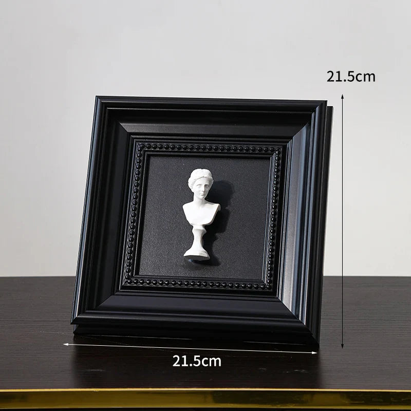 Venus Figure Plaster Statue Wall Ornament by Afralia™ for Living Room Decoration