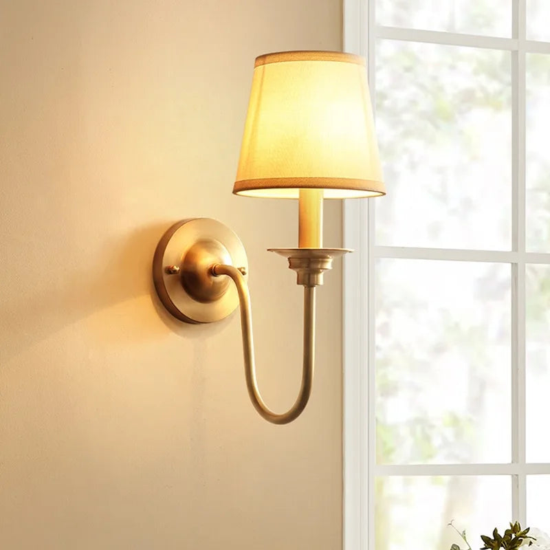 Afralia™ Classic Copper Wall Lamp for Bedroom and Living Room Lighting