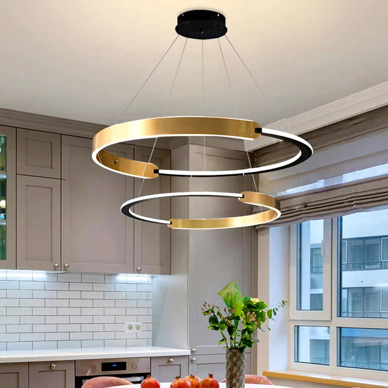 Afralia™ Modern Indoor Pendant Chandeliers for Dining Room and Living Room