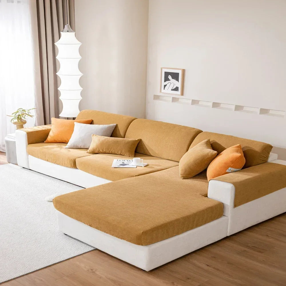 Afralia™ Chenille Sofa Cover for Single Loveseat